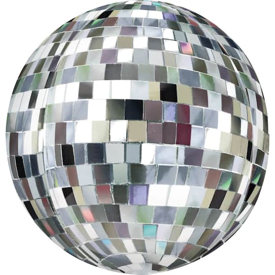 Michaels, Orbz® 16" Disco Ball Foil Balloon – Category: Foil Balloons